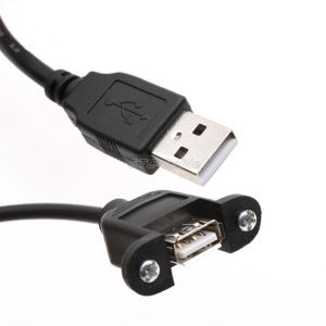 Muntatge de panell USB 2.0 Cable d'un mascle a una femella