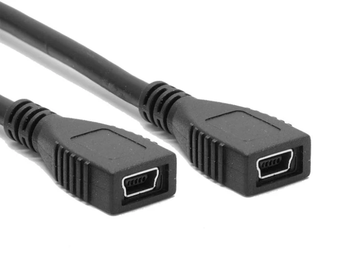 USB mini-B Femle de 5Pin de tipus de Cable d'ampliació d'USB 2.0 femenina de miniUSB