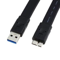 Un mascle a Micro plana B masculí Cable de tipus USB 3.0