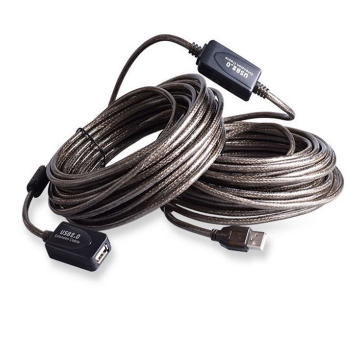 Cable 2.0 d’extensió mascle a mascle a femella